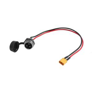 Charging Plug Power Input Port Compacts 3Pin Charging Plug Port with Enhances Electrical Protections