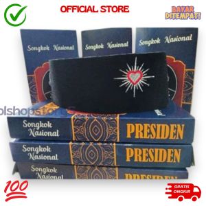 Songkok Peci Hati Bersinar PSHT Setia Hati Terate Tinggi Normal (9 Cm) + Ada Dus Setiap Peci