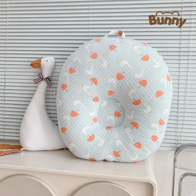 Đệm gối chống trào ngược BUNNY vải Trần bông cao cấp cotton an toàn cho bé