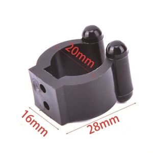 Isi 10 Rak Stik Billiard Cue Stick Holder Double Hole Penyimpanan Stik Fishing Rod Holder