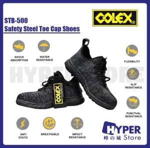 PICASAF 911 Sport & Leisure Low Cut Safety Shoe // COLEX Safety Steel Toe Cap Shoes / Kasut Keselamatan STB-500 安全钢头鞋