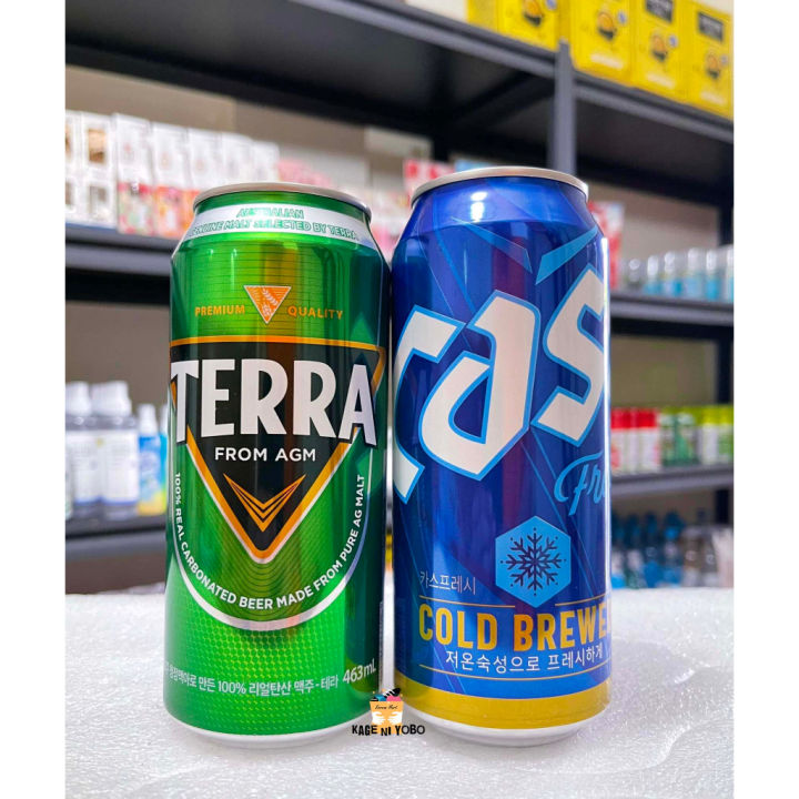 Korean Terra Carbonated Beer/ Cass Fresh Cold Brewed Beer In Can ...