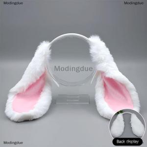 [COD] Modingdue Cute Bunny Ears Headband Plush Rabbit Hair Hoop Headwear Cosplay Costume Hair Accessories For Adults Party