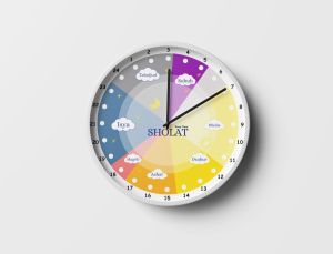 Jam Dinding Digital Motif Islami Premium - 30CM