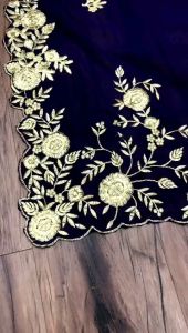 PRE-ORDER] DESIGNER EMBROIDERY WORK SAREE [ETA:2021-03-30]