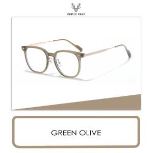 Gentle Fawn Kacamata Antiradiasi Blueray Fashion Kotak Tr90 Bisa Minus Kekinian Fashion Pria dan Wanita Simple Trendy 9905