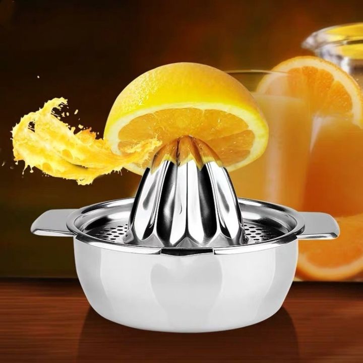 Yo-Fun Stainless Steel Lemon Orange Squeezer Juicer Hand Manual