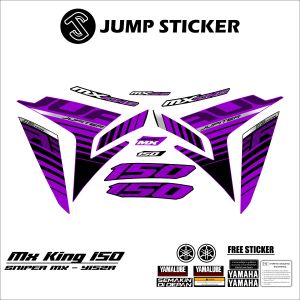 Stiker striping mx king 150 grafis variasi 052
