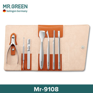 MR.GREEN Ingrown Toenail Tools Kit Professional Manicure Pedicure Set Stainless Steel Toe Nail Clippers Set with Gift Box Leather Travel Case