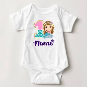 Custom Design  Birthday Onesies - 1st Bday Crown