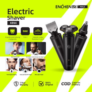 Enchen X8S-C Alat Cukur Rambut 5 in 1 Waterproof Alat Shaving Pencukur Kumis Listrik Magnetic