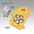 ARM Radiator Cover Windmill Full CNC 2-Color Spinner Design For ADV 160 PCX 160 Click 160. 