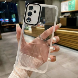 Case Ring CLEAR SAMSUNG A15 A55 A25 A35 A54 A34 Softcase Silicone Thin Bening Soft Lentur Transparan Silikon Pelindung Belakang Full Cover Back Protector Bodi Protecth Kamera Lens Casing Galaxy Transparent Murah Baru 5G 4G Tipis