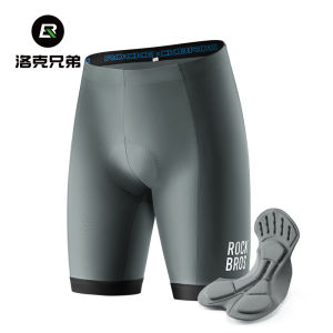 ROCKBROS Men Cycling Shorts 3D Sponge Padded Shockproof Comfortable MTB Road Bike Riding Pants for Men Reflective Breathable Bike Shorts