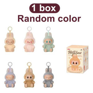 Aitemay phụ kiện xe hơi hộp giữa mặt dây chuyền đồ chơi bằng nhung dễ thương nội thất xe hơi nội thất xe hơi Keychain hoạt hình thời trang Đồ chơi búp bê mặt dây chuyền