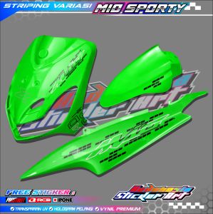 STRIPING VARIASI YAMAHA MIO SPORTY / STIKER LIST VARIASI MOTOR YAMAHA MIO SPORTY