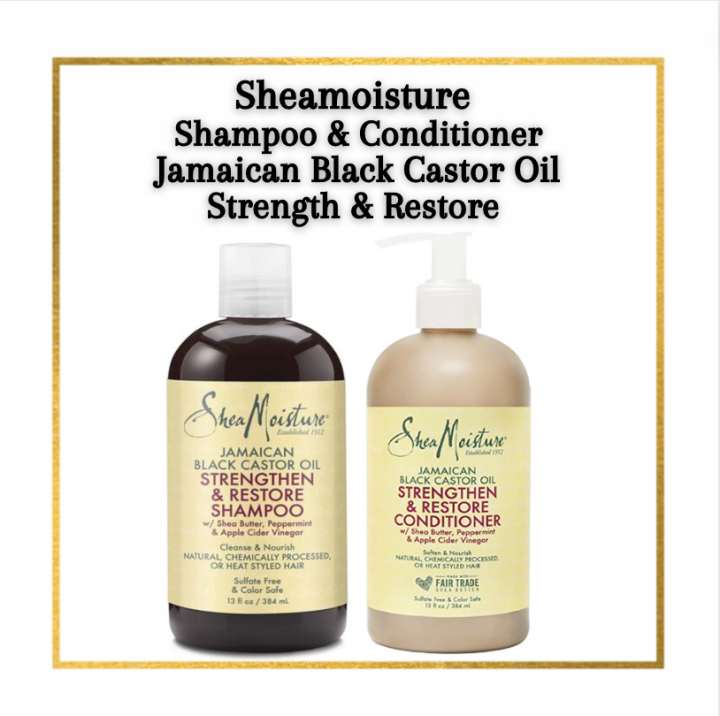 Sheamoisture Jamaican Black Castor Oil Strengthen & Restore Shampoo 