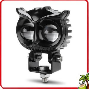 Dual Mode LED Spotlight – Mini Driving Light para sa Motorsiklo at Off-Road Vehicles White & Yellow Beam High/Low Integrated Design Waterproof Dustproof Heavy Duty Super Bright at Durable