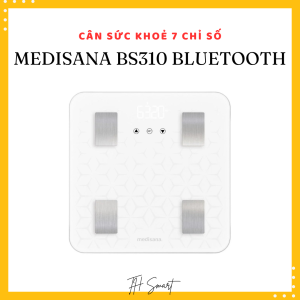 Cân Điện Tử Phân Tích Sức Khoẻ 7in1 MEDISANA BS310 Bluetooth