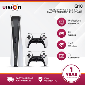 Vision Q10 Game Console 20000+Games Console Games Console Gaming Consoles Video Game Console Retro Gaming Console HD Video 2.4G Dual Wireless Controller Game Stick 4K TV 64G Retro Gaming Console