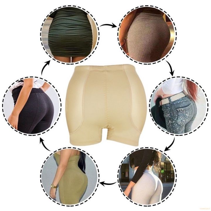 FINETOO%20Padded%20Seamless%20Shorts%20Panty%20Butt%20Lifter%20Shaper%20Lift%20Underwear%20Hip%20Enhancer%20Shapewear%20-%20Image%203