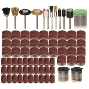 150Pcs Rotary Power Tool Fits 1/8" Shank Sanding Polish Accessory Bit Set