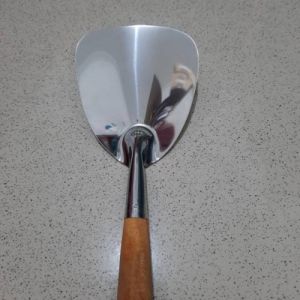 Sodet Stainless Jumbo / Spatula gagang Kayu / Sutil stainless gagang kayu