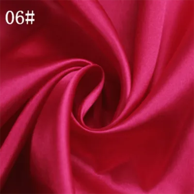 LINKENER Handmade Satin Fabric 150100cm Solid Color Sequin Textile Cloth DIY Imitation Silk Lining Silk Satin For Clothing Gift Box