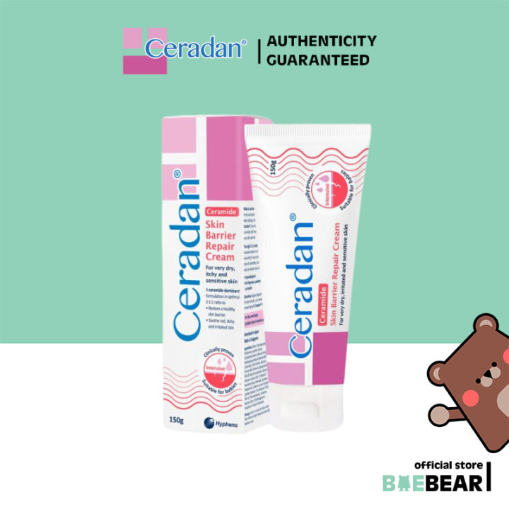 Ceradan Skin Barrier Repair Cream 150g / Moisturizing Wash 10 bundle ...