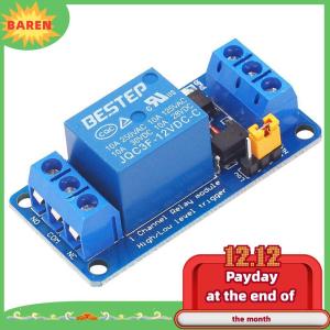 BAREN 3.3V 5V 12V 24V 1 Channel Relay Module High and low Level Trigger Relay Board