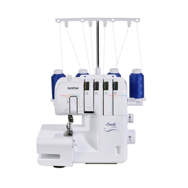 Brother – Home Overlock Machine 2104D FREE 4 Rolls White Thread Dust ...