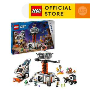 LEGO City 60434 Space Base and Rocket Launchpad (1422 Pieces) Mainan Building Block Toys