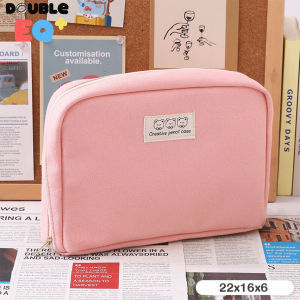 กระเป๋าดินสอ ใบใหญ่ ใส่เครื่องเขียนได้เยอะ ใบเดียวจบ กล่องดินสอ ปากกา เครื่องเขียน pencil bag pen