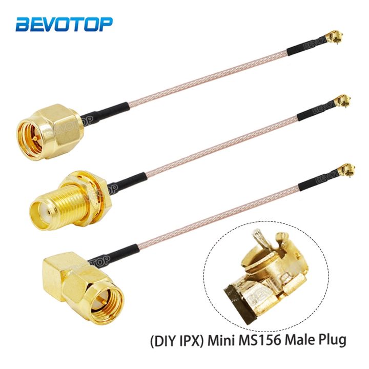 1Pcs RG178 Cable DIY IPX Mini MS156 to SMA Male/Female Connector RF ...