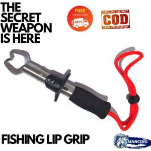 Fish Lip Grip Stella Penjepit Mulut Bibir Ikan High Quality Alumunium Alloy 18x5cm Bisa Untuk Air Laut Dan Tawar