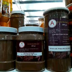 Bột Cacao Đăk Lăk ca cao loại I hộp 500gr