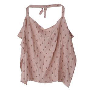 ผ้าคลุมเด็กมัสลินน้ำหนักเบาสำหรับให้นมลูกระบายอากาศและใส่สบายผ้ากันเปื้อนพยาบาลปลอกผ้าฝ้ายสำหรับแม่และเด็ก