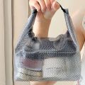 Waterproof Quick-Dry Buckle Type Swimming Bag Mesh Design Beach Bag Large Capacity Storage Bag Lightweight Toiletries Bag. 