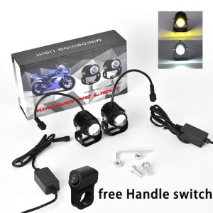Mini Driving Light White+Yellow Pair of Universal V1 High qualit