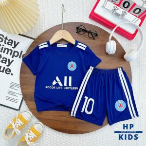 KIM115 Bộ thun lạnh ngắn tay thể thao (10-26kg) Minky Mom thun lạnh in đội bóng cho bé trai