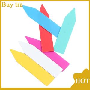 [Buytra] 100pc 5x1cm Plants Labels Indoor Bonsai Name Tag Plastic Multicolors