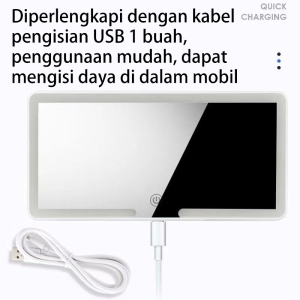 Cermin Sunvisor Mobil Cermin Makeup Up Mobil Cermin di Mobil Cermin Make Up Lampu Led Mobil