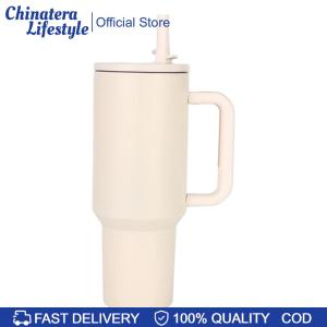 40oz Insulated Water Bottle Jug with Handle and Straw Travel Coffee Mug Cup Stainless Steel Thermal Coffee Tumbler for Hot and Cold Drinks