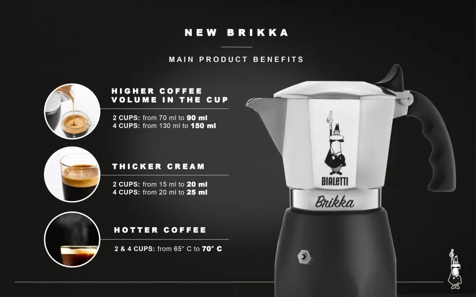 Bialetti Brikka Mokapot The MOKA Aroma The Espresso Crema Moka