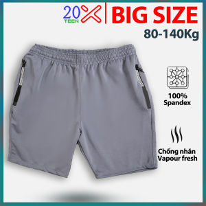 Quần BIG SIZE thể thao nam đẹp mặc nhà ngắn vải thun lạnh co giãn 4 chiều VNO59
