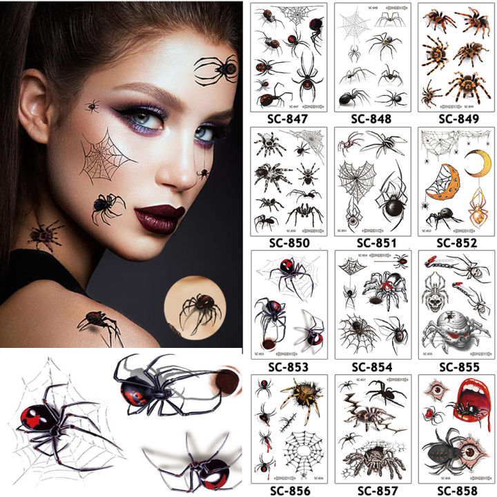 1 Tờ Hình Xăm Dán Mặt Môi Miệng To Phong Cách Halloween Độc Đáo | Shopee  Việt Nam