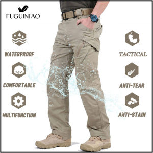 Fuguiniao IX9 Tactical Pants Mens Outdoor Work Military Tactical Lightweight Trousers Cargo Pants Mens Casual Cargo Pants