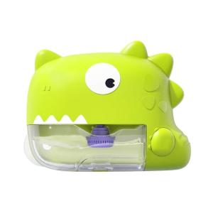 Automatic Musical Dinosaur Bubble Machine Bath Toy For Toddler Safe ABS Strong Suction Cup Toy With Easy Installation