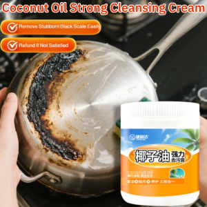 Coconut Oil Strong Decontamination Cream Kitchen Cookware Multi-Functional Cleaner Pot Bottom Black Cleaner