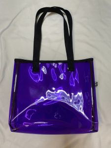 Women Tote Bag PVC Shoulder Transparent Summer Bag Waterproof Handbag Ladies Casual Bag